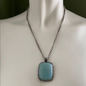 Lucky Brand Calcite Pendant Reversible Nec…